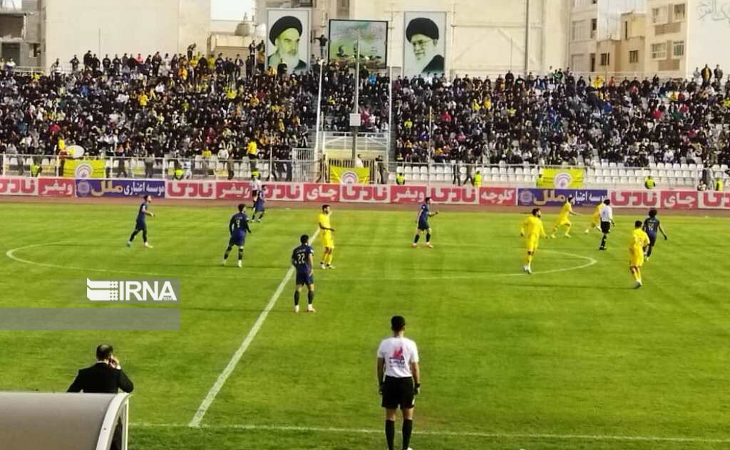 فوتبال دسته یک /  توقف فجر شهید سپاسی شیراز مقابل  پارس جنوبی جم بوشهر