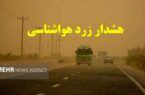 هشدار هواشناسی سطح زرد در استان بوشهر صادر شد