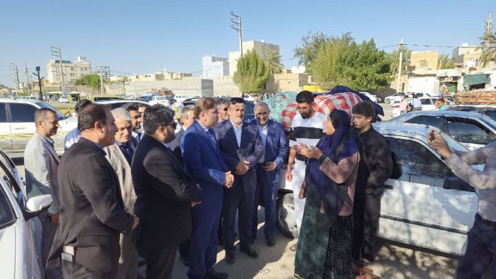 بازدید استاندار بوشهر و اعضای ستاد خدمات سفر استان از شهرستان دیلم
