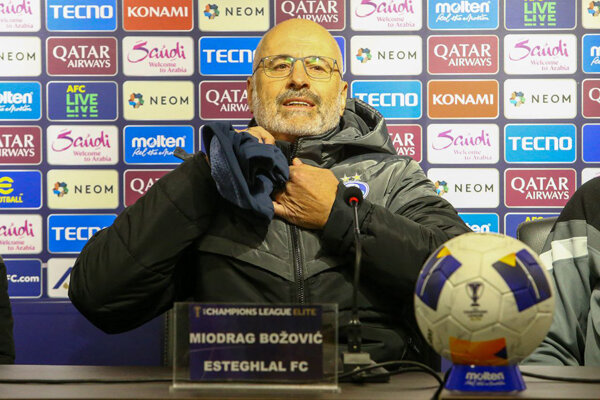 بوژوویچ: به قهرمانی استقلال‌خوش‌بین هستم؛خوب بودیم اما نتوانستیم ببریم