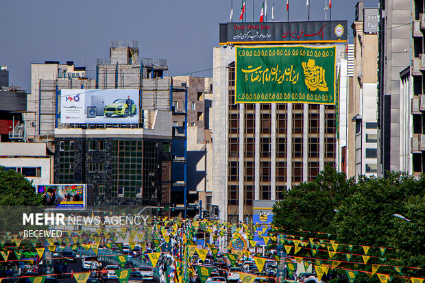 آماده‌سازی شهر تهران برای اجتماع امام رضایی‌ها