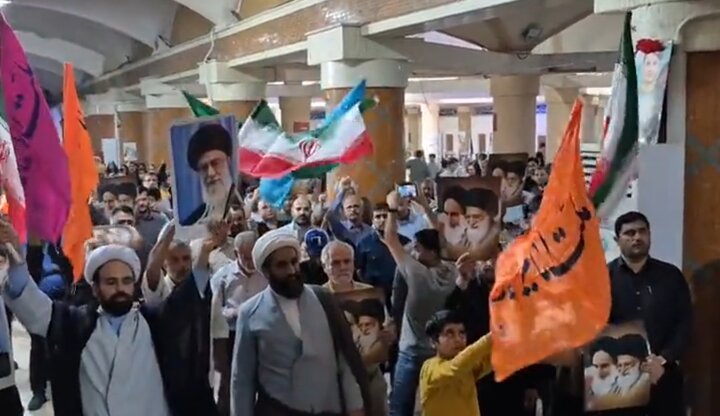 تجمع بوشهری‌ها و تقدیر از وعده صادق۳