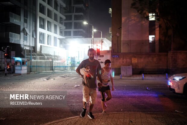 وضعیت شهر تل‌آویو و شهرک‌نشینان اشغالگر پس از عملیات وعده صادق ۳