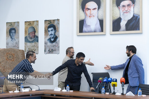 نشست خبری رونمایی از پویانمایی کشتی گیران