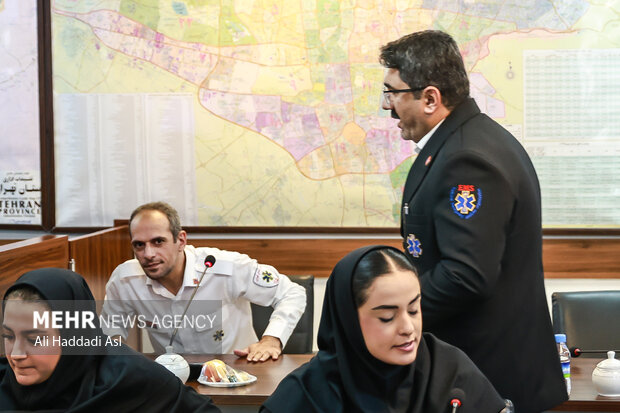 نشست خبری رئیس اورژانس تهران