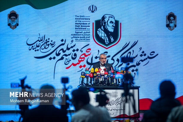 نشست خبری ششمین سالگرد گرامیداشت سردار شهید حاج قاسم سلیمانی