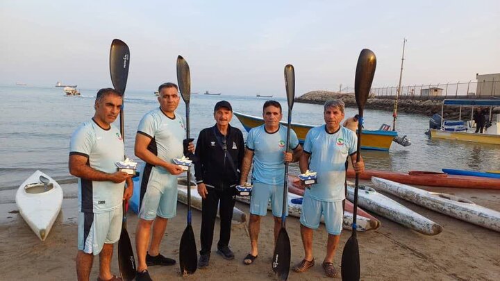 پیشکسوتان قایقرانی بوشهر خوش درخشیدند