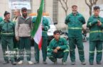 تشییع پیکر مطهر پاکبان شهید حسن خیران در تهران تشییع پیکر مطهر پاکبان شهید حسن خیران در تهران
